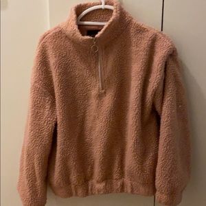 Cropped Zip up sweater